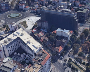 Slika 13 konkursni obuhvat ka Slaviji i Nemanjinoj