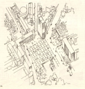 Slika 35b Predlog za rekonstrukciju Trga D.Tucovića