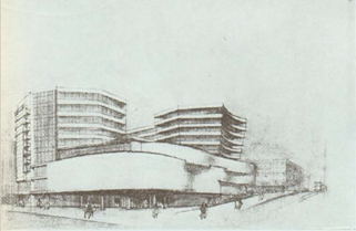 Slika 38 Konkursno rešenje arh. B.Hajdin S.Fotirić