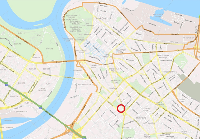 Slika 3 položaj lokacije u širem okruženju