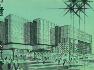 Slika 41b Pogled iz ulice Maršala Tita Kralja Milana